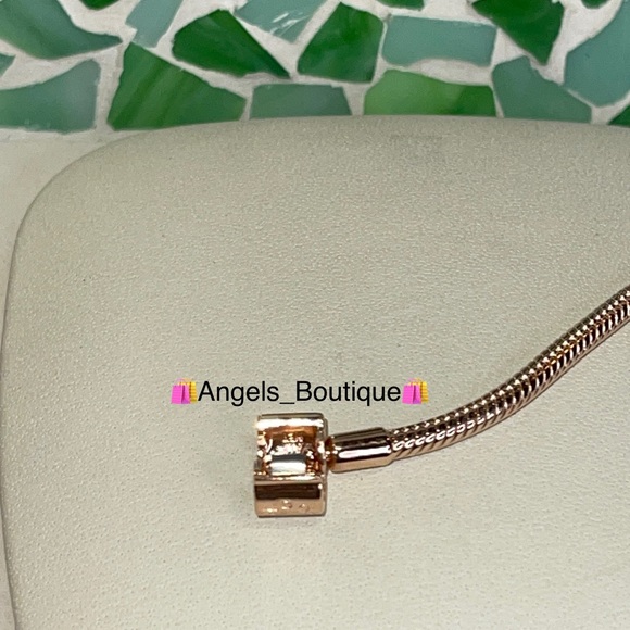 New Pandora Rose Moments Barrel Clasp Snake Chain Bracelet - Picture 7 of 8